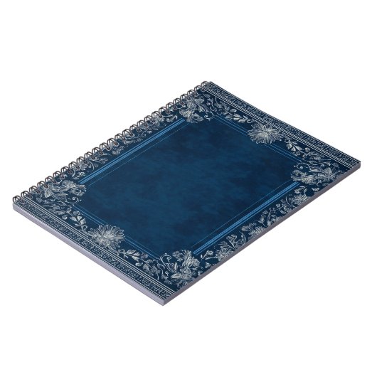 Carnet Midnight Botanical Frame Custom (Côté gauche)