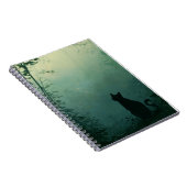Carnet Midnight Familiar – Art Fantastique avec Chat (Côté Droit)