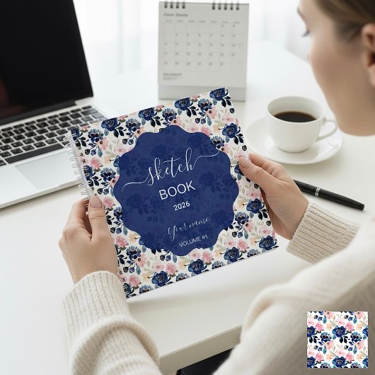 Carnet Midnight Flowers