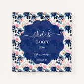 Carnet Midnight Flowers (Devant)