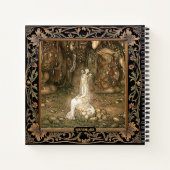 Carnet Midnight Garden Black Mycology John Bauer Carré (Dos)