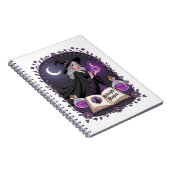 Carnet Midnight Magick Illustration of a Young Witch (Côté Droit)