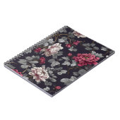 Carnet Midnight Peony Botanica (Côté gauche)