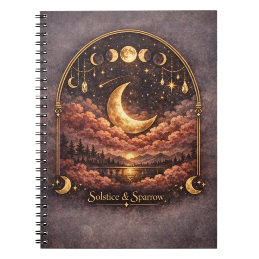 Carnet Midnight Reverie Celestial Notebook (Devant)