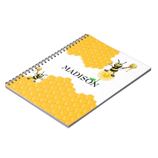 Carnet Miel et abeilles (Côté gauche)