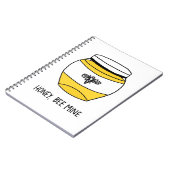 Carnet Miel, mienne d'abeille (Côté gauche)