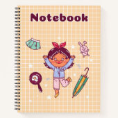 Carnet ✨ mignon 💛 🧡 🥨 (Devant)