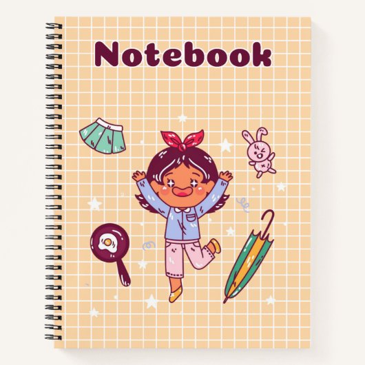 Carnet ✨ mignon 💛 🧡 🥨 (Devant)