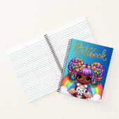 Carnet mignon/adorable chibi arc-en-ciel (Intérieur)