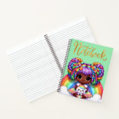 Carnet mignon/adorable chibi arc-en-ciel (Intérieur)