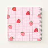 Carnet mignon aux fraises Kitty (Dos)