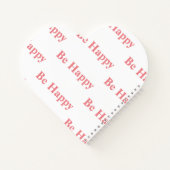 Carnet mignon avec un bon message (Dos)