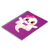 Carnet Mignon Boo de fille ! Fantôme (Côté gauche)