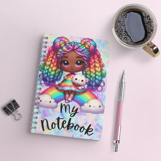 Carnet mignon / Carnet arc-en-ciel coloré