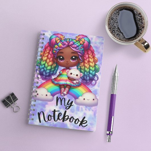 Carnet mignon / Carnet arc-en-ciel coloré