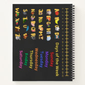 Carnet Mignon Chibi Kawaii Corgi Nom Année Scolaire au Do (Dos)