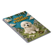 Carnet Mignon chiot des Pyrénées, bébé chien (Côté Droit)