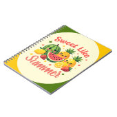 Carnet Mignon comme l'été Fruit Mignon Kawaii (Côté gauche)