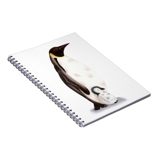 Carnet mignon empereur Penguin et poussin (Côté Droit)