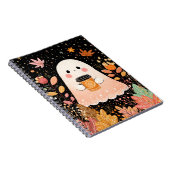 Carnet Mignon Fantôme d'Automne avec Café à la Citrouille (Côté Droit)