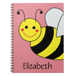 Carnet Mignon gaffez l'abeille personnalisée