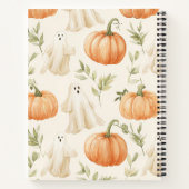 Carnet Mignon Halloween Citrouille Ghost (Dos)