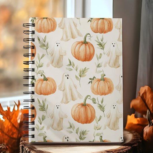Carnet Mignon Halloween Citrouille Ghost