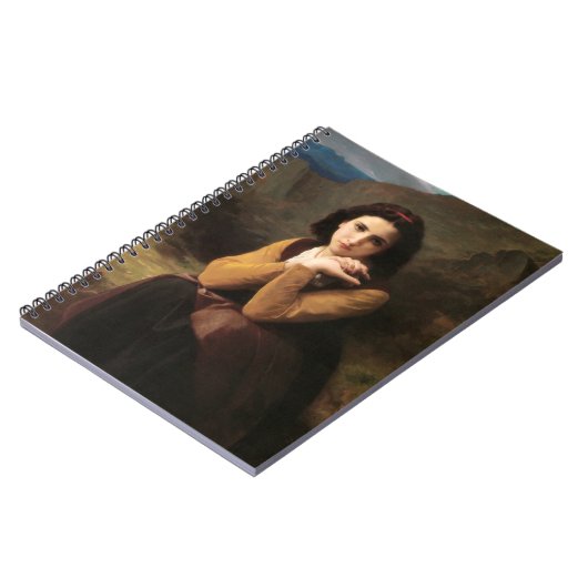 Carnet Mignon Innocence d'une adolescente, Bouguereau (Côté gauche)