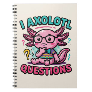 Carnet Mignon Je Questions Axolotl nerd aztèque avec des