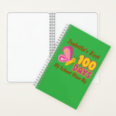 Carnet Mignon Mes 100 Premiers Jours D'école Sont Passés (À l'intérieur)