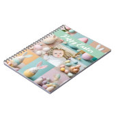 Carnet Mignon Moderne collage de Pâques Pastel scrapbook (Côté gauche)