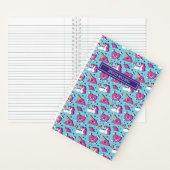 Carnet Mignon motif de licorne anti Saint-Valentin en for (À l'intérieur)