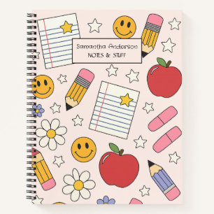 Carnet Mignon motif de rentrée scolaire   Fournitures sco