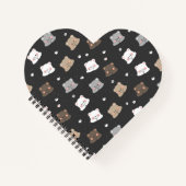 Carnet Mignon motif sans couture d'ours endormis dans des (Devant)