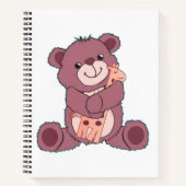 Carnet Mignon ours en peluche (Devant)