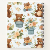 Carnet Mignon ours en peluche  (Dos)