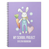 Carnet Mignon Peluche Lapin Enfants (Devant)