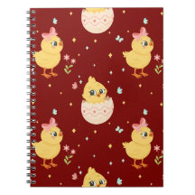Mignon poussin de Pâques avec motif transparent à 