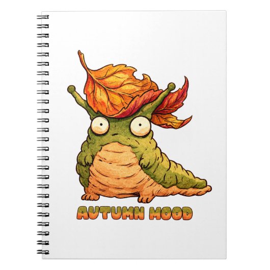 Carnet Mignon pull à capuche Slug Mood Automne (Devant)
