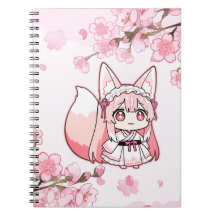 Mignon Renarde Chibi Rose Pastel