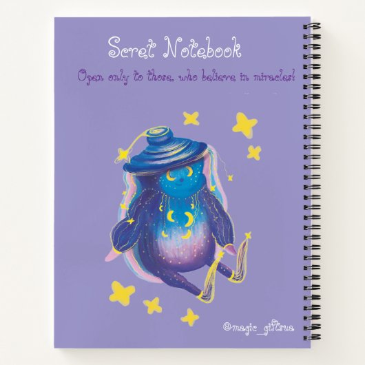 carnet mignon secret (Dos)