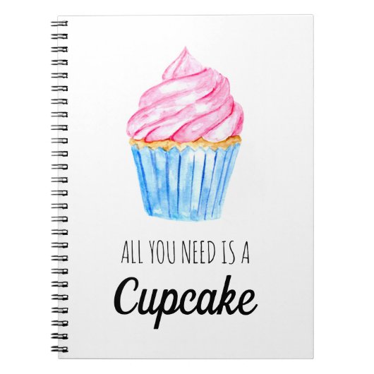 Carnet mignonne aquarelle tout ce dont vous avez besoin e (Devant)