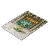 Carnet Mignonne bébé Méduse, mythique (Côté gauche)