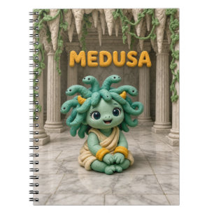 Carnet Mignonne bébé Méduse, mythique