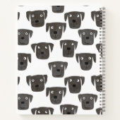 Carnet Mignonne Black Labrador Retriever Chien (Dos)