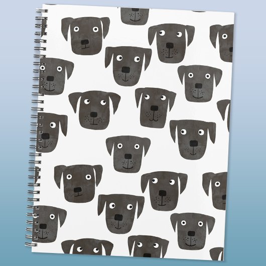 Carnet Mignonne Black Labrador Retriever Chien