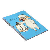 Carnet Mignonne brebis avec blouson (Côté Droit)