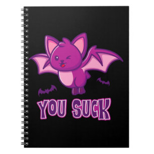 Carnet Mignonne et drôle Halloween chauves-chauves-souris