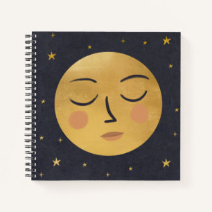 Carnet Mignonne face de lune