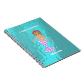 Carnet Mignonne J'Aime Baigner Sirène (Côté Droit)
